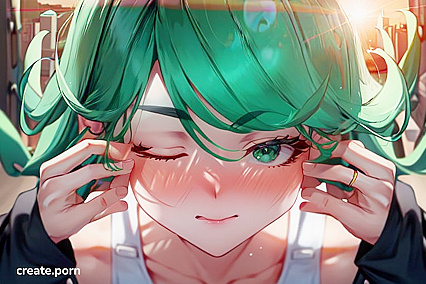 Cheek Pinching Fun in a Sexy Tank Top - Ultra-Detailed Hentai Adventures