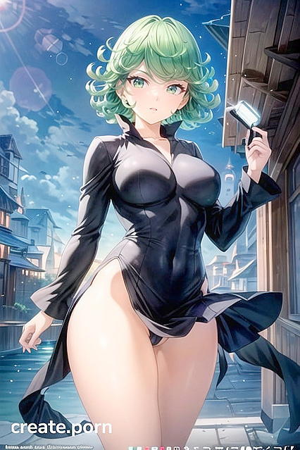 Tatsumaki from One Punch Man Teases in a Mini Skirt for Steamy Hentai Fun