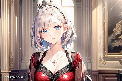 Palace Pleasures - Necklace and Earrings Enhance Intense hentai Moments