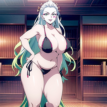 Huge Breasts and Big Booty in Steamy Bikini Hentai AI Image