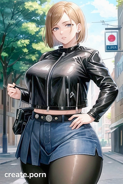 Biker Babe in Spandex without a Skirt Rides Wild Hentai Pleasure