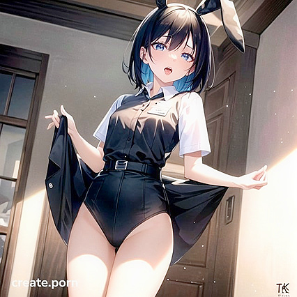 Bunny Girl 18+ Shows Off Her Curvy Assets in Naughty Hentai Fun