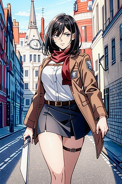 Thick Tits and CamelToe Action in Steamy Hentai Masturbation Image