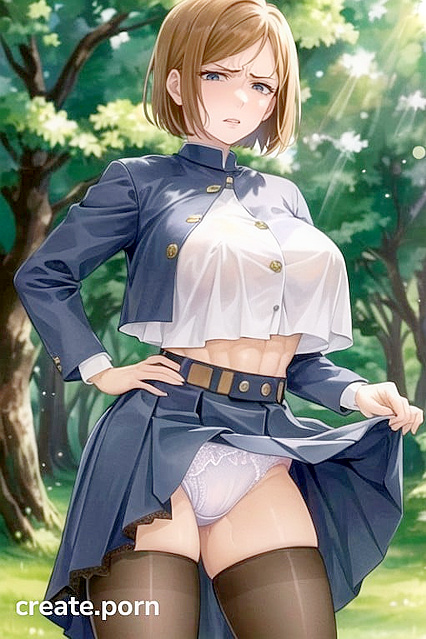 Brown-Eyed Beauty Shows Off Thighs and Curves in Seductive Hentai Fantasy
