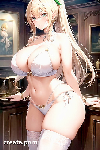 Leafa from Sword Art Online Seduces in Steamy Bikini Hentai AI Image