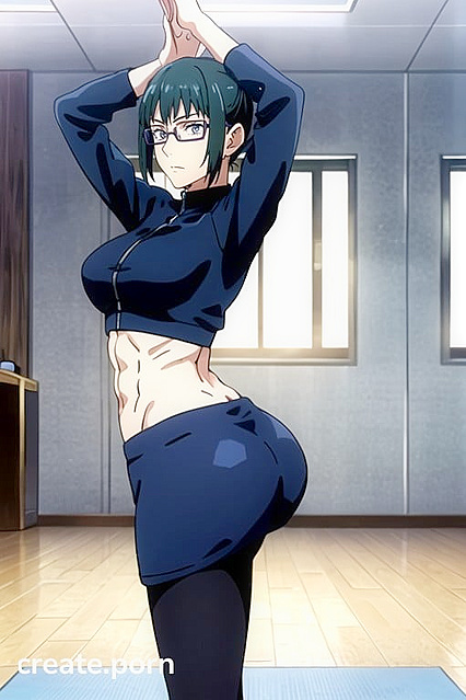 Graceful Ass in Sporty Shorts for Seductive Hentai Pleasure