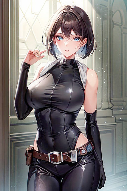Rogue from X-Men Seduces in Sensual Hentai AI Image
