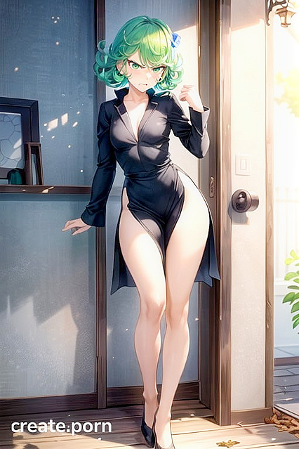 French Maid Stands Seductively for Intense Hentai Pleasure