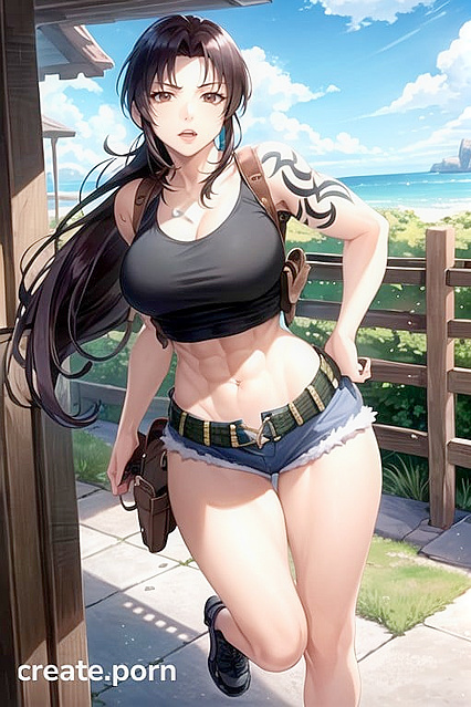 Tifa Lockhart Seduces in Form-Fitting Clothes for Intense Hentai Pleasure