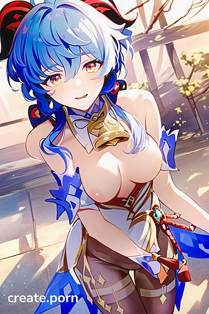 Ganyu Exposed - Devilish Pleasures in Nude Hentai AI Image