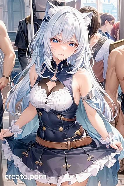 Palace Pleasures - Overwhelmed by Crowds in Disgusting Hentai AI Image