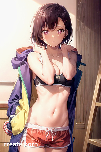 Oiled Elbow Bra Showcases Seductive Cleavage in Sensual Hentai AI Image