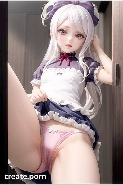 Shalltear Bloodfallen's Skirt Lifted in Intense 3D Hentai AI Image