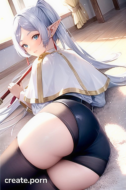 Frieren from Beyond Journey's End Satisfies You From Behind in Steamy Side Views