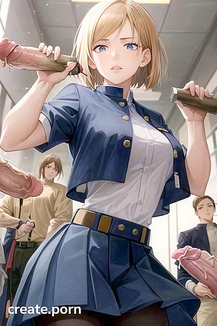 Kugisaki Nobara from Jujutsu Kaisen Shows Off Muscles in Sexy Hentai AI Image