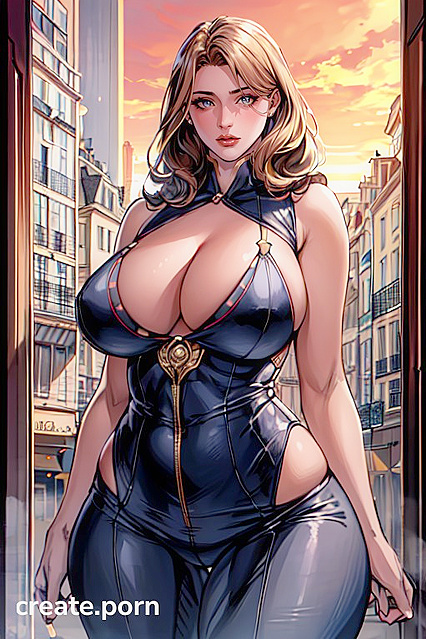 Rounded Ass Glows at Sunset in Steamy Comic Hentai AI Image