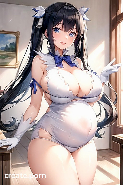 Pregnant With Bells - Massive Ass and Breasts inMind-Blowing Hentai AI Image