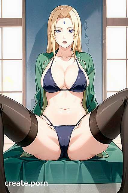 Arms Bound Behind Her Back in Bikini and Nylons for Steamy Hentai Pleasure