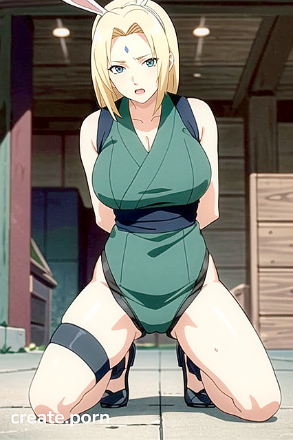 Tsunade’s Panty-Dripping Orgasm in Tight Nylon Stockings - Naruto Hentai Fucked Raw