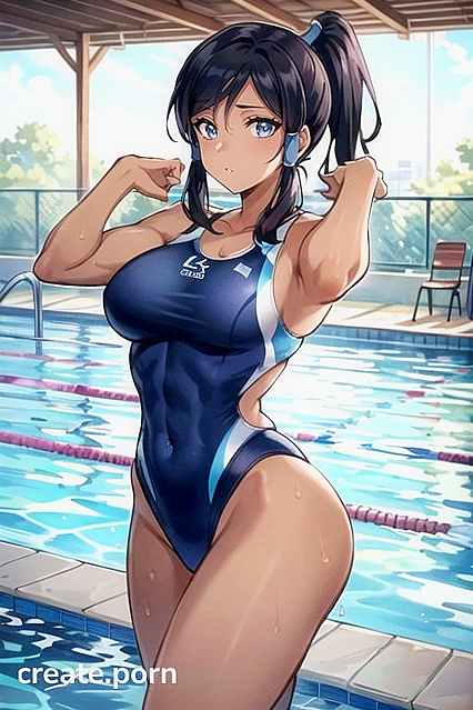 Yoga Bitches in Tight Competition Swimsuits Get Pounded Hardcore