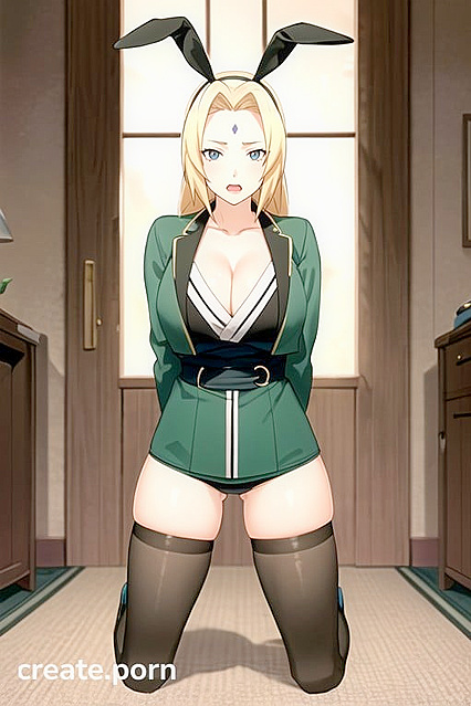 Tsunade in Bunny Costume Getting Pounded to Hell and Back