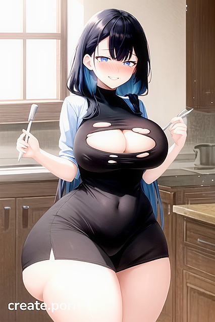 Gross Old Fat Tits Inflate to Monster Size in Nasty Hentai Porno Fest