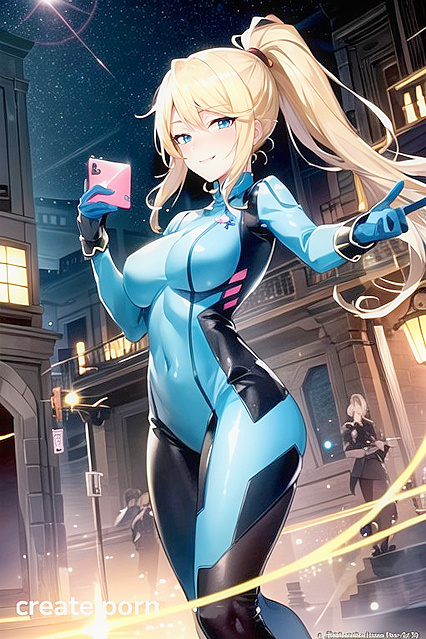 Samus Metroid Naked with Rounded Ass in Hardcore Hentai Porn Action