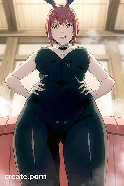 Hot Tub Temptation Makima's Busty Bunny Fantasy Comes Alive