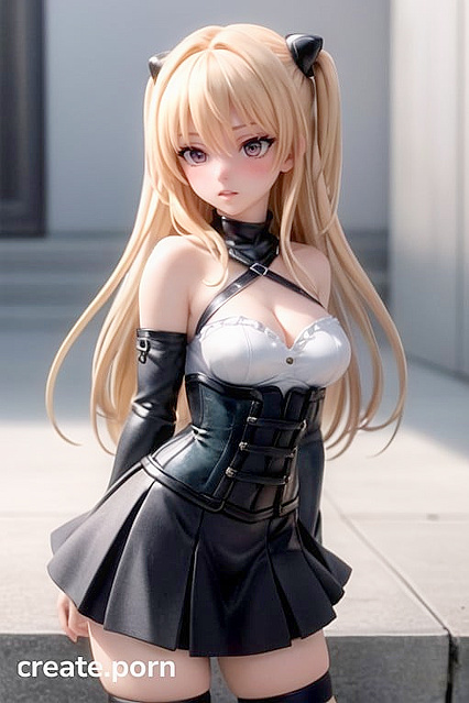 Gothic Wings Unfurl in Golden Darkness To Love Ru Style 3D Seduction