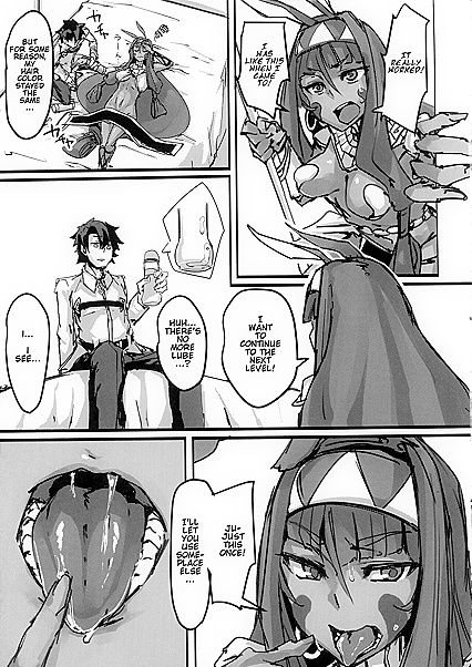 Maryoku Flowing from Ketsu in Fate Grand Order Seduction Image