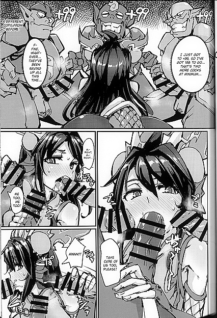 Oral and Anal Pleasure Overflowing in Puzzle and Dragons Hentai Adventure