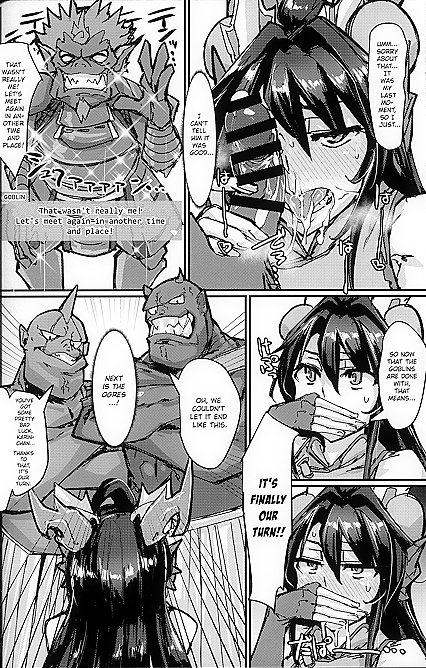 Oral and Anal Pleasure Overflowing in Puzzle and Dragons Hentai Adventure