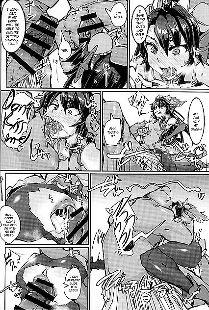 Oral and Anal Pleasure Overflowing in Puzzle and Dragons Hentai Adventure