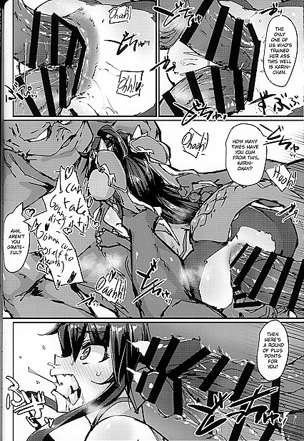 Oral and Anal Pleasure Overflowing in Puzzle and Dragons Hentai Adventure