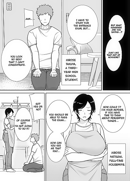 Horny Hentai Mom and Lusty Son Engage in Steamy Forbidden Sex - 58 Pics