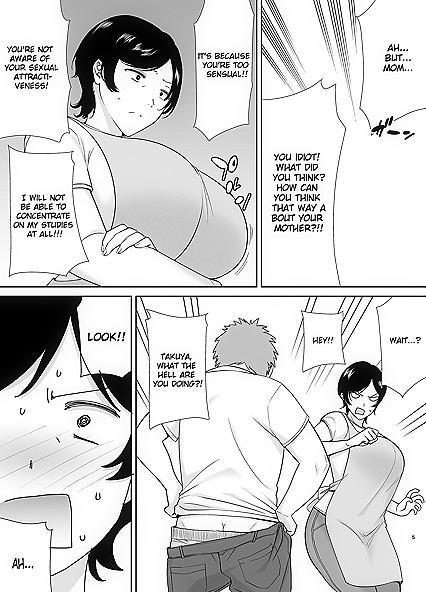 Horny Hentai Mom and Lusty Son Engage in Steamy Forbidden Sex - 58 Pics