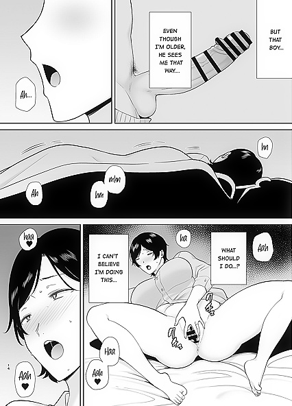 Horny Hentai Mom and Lusty Son Engage in Steamy Forbidden Sex - 58 Pics