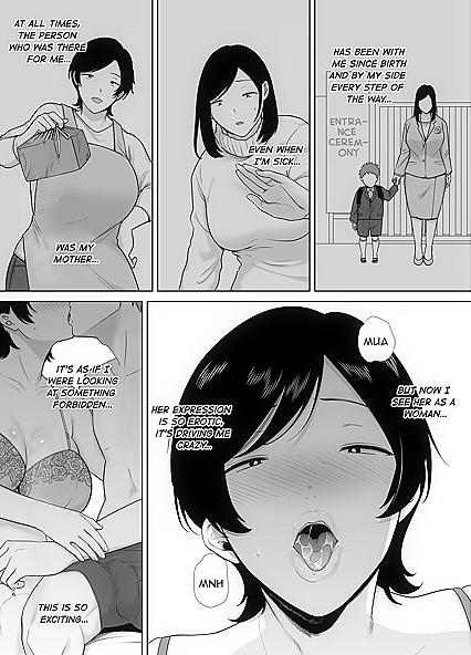 Horny Hentai Mom and Lusty Son Engage in Steamy Forbidden Sex - 58 Pics