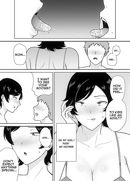 Horny Hentai Mom and Lusty Son Engage in Steamy Forbidden Sex - 58 Pics