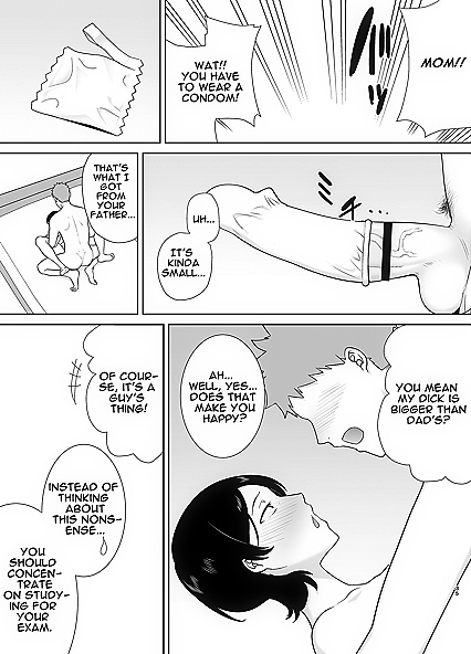 Horny Hentai Mom and Lusty Son Engage in Steamy Forbidden Sex - 58 Pics