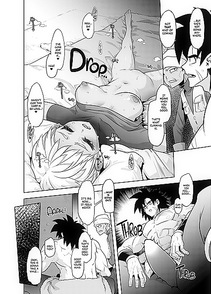 Broly's Super Saiyan Cock Fucks a Petite Alien pussy in  XXX Picture