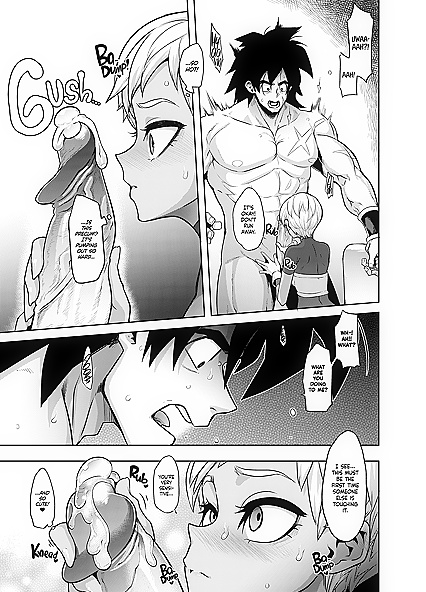 Broly's Super Saiyan Cock Fucks a Petite Alien pussy in  XXX Picture