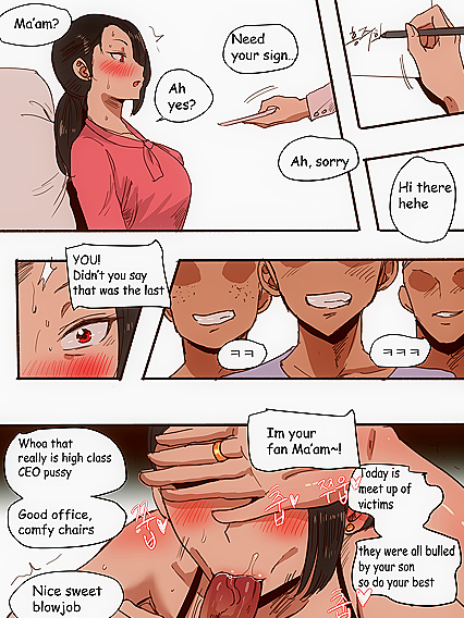 Busty Mom Blackmailed Into Dirty Sex After Son’s Bullying Incident - 40 Steamy Comics