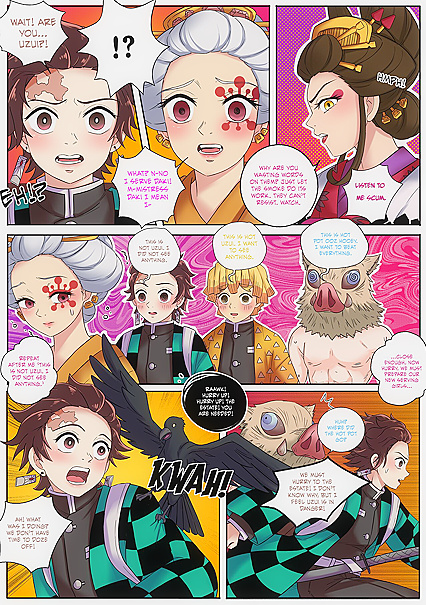 Guys Turned Into Submissive Girl 18+ Fuck Toys in Demon Slayer's Red Light District