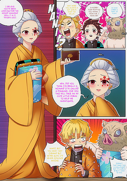 Guys Turned Into Submissive Girl 18+ Fuck Toys in Demon Slayer's Red Light District