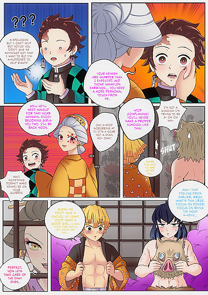 Guys Turned Into Submissive Girl 18+ Fuck Toys in Demon Slayer's Red Light District