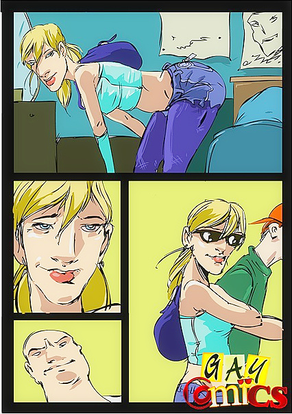 Boy 18+friend Takes on Guy Who Fucked His Girl 18+friend with Gay Anal Punishment - Comics