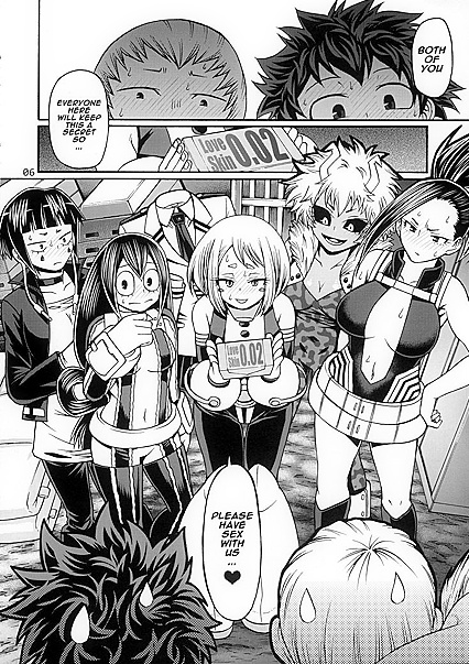 My Hero Academia Girl 18+s Level Up with a CreamyOrgy in This Erotic Doujinshi