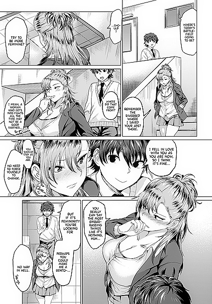 Muscular Loses Virginity to Rough Delinquent on School Rooftop