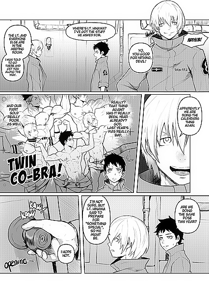 Shinra from Fire Force Gets His Gay Ass Fucked by theCaptain - 43 Erotic Comics Pics